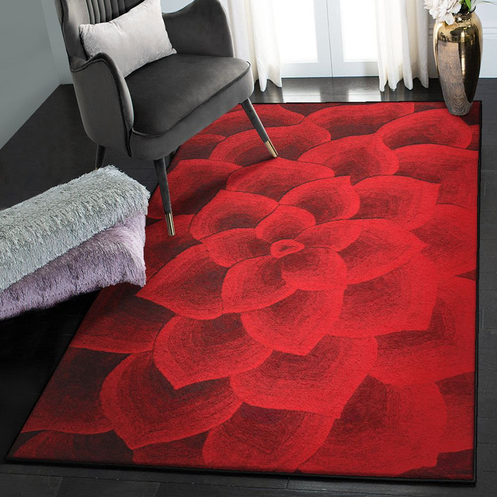 Rose Kitchen Rugs Rose Tufted Red Area Rectangle Rugs Carpet Living Room Bedroom