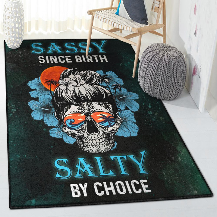 Sea Modern Skull Ocean Soft Area Rectangle Rugs Carpet Living Room Bedroom