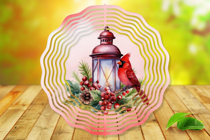 Christmas Lantern- Wind Spinner For Yard And Garden, Outdoor Garden Yard Decoration, Garden Decor, Chime Art Gift