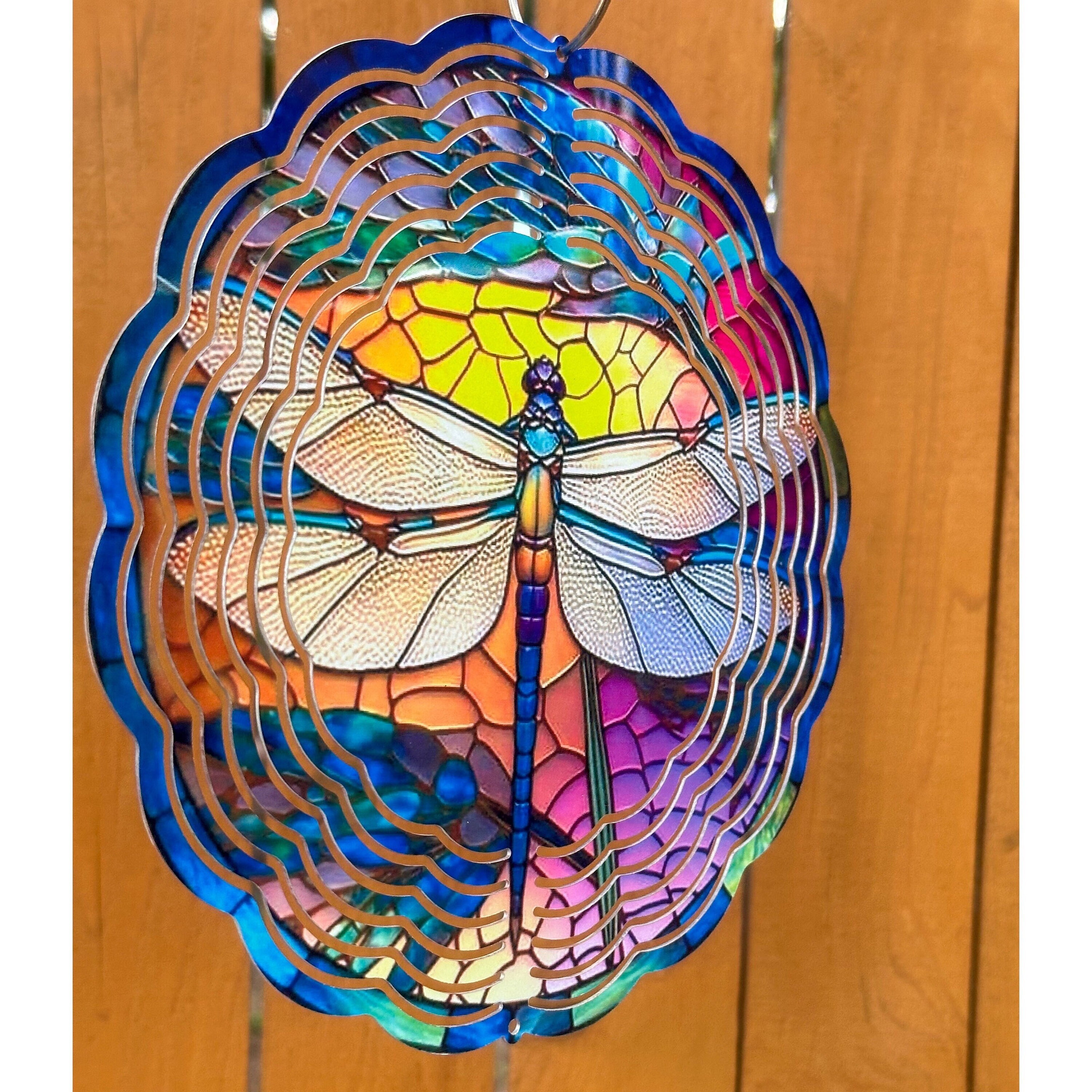 Dragon Fly Wind Spinner For Yard And Garden, Outdoor Garden Yard Decoration, Garden Decor, Chime Art Gift