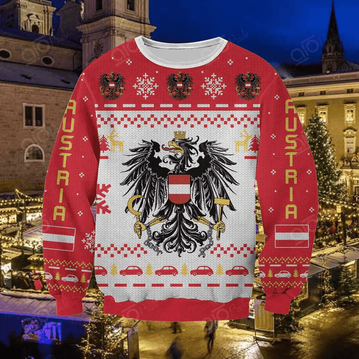 Austria Ugly Christmas Sweater For Men Women