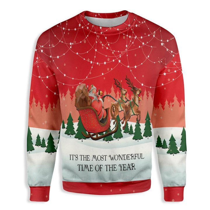 Its The Most Wonderful Time Of The Year  Ugly Christmas Sweater For Men Women