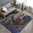 Chicken Area Rectangle Rug Home Decor