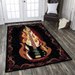 Bass Guitar Area Rectangle Rug Home Decor