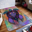 Turtle Area Rectangle Rug Home Decor