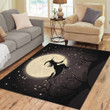 Halloween Witch Area Rectangle Rug Home Decor
