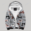 Scottish Terrier Blanket Fleece Zip Hoodie All Over Print