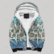 Royal Bohemian Blanket Fleece Zip Hoodie All Over Print