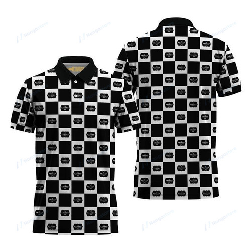 Gingham Kraken Rum Polo Shirt
