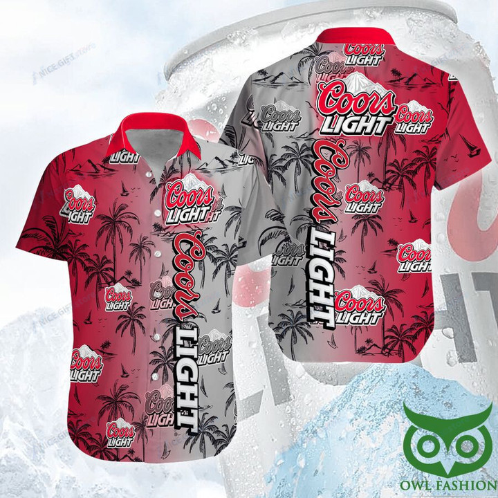 Coors Light Beer Hawaiian Shirt