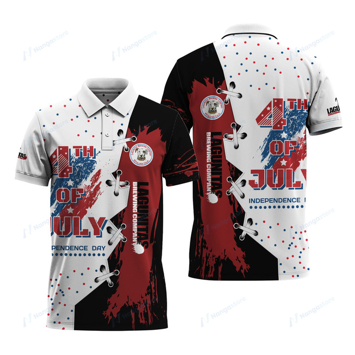 Lagunitas Celebrates The 4th Of July Polo Shirt