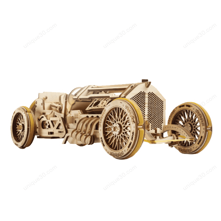 Mechanical Models - The Old Racing Car - Wooden Mechanical Models 3D Puzzle