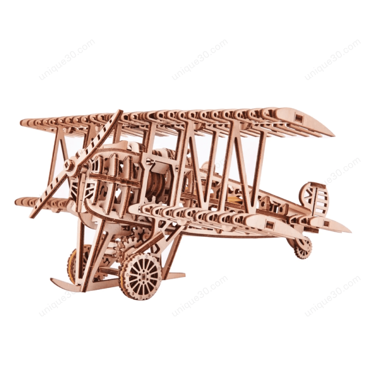Mechanical Models - The Vintage Airplane - Wooden Mechanical Models 3D Puzzle