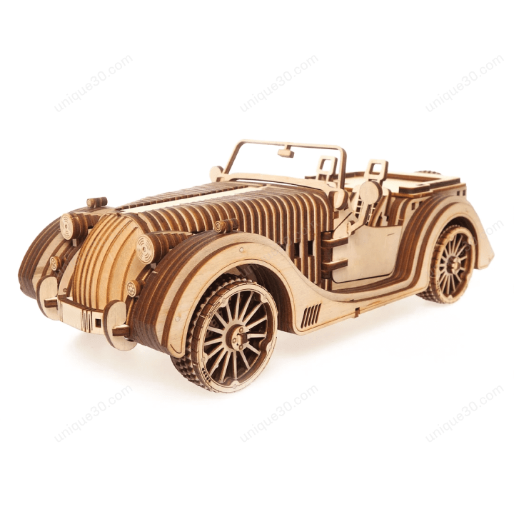 Mechanical Models - The TNTCV Cabriolet - Wooden Mechanical Models 3D Puzzle