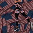 American Flag Pattern JS Women Tank Top & Legging GINNBC98137