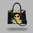 Sunflower Jack Skellington Black Color Leather Bag GINNBC89147