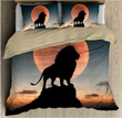Sunset Lion Bedding Set 01