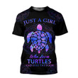 Turtle 3D All Over Printed Shirts For Men And Women 110