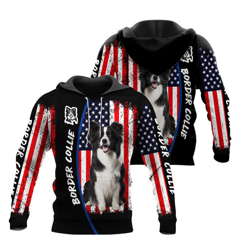 Border Collie 3D All Over Printed Shirts For Men And Women 01