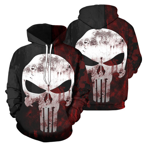 Punisher 3D All Over Printed Shirts For Men And Women 01