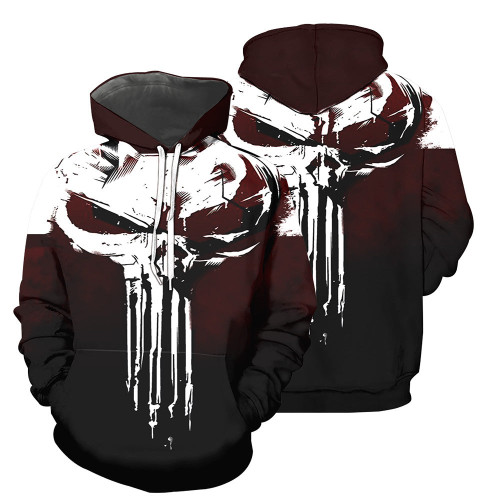Punisher 3D All Over Printed Shirts For Men And Women 02