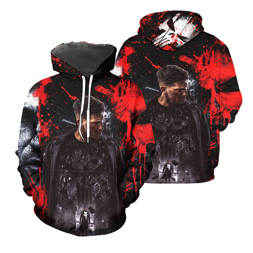 Punisher 3D All Over Printed Shirts For Men And Women 07