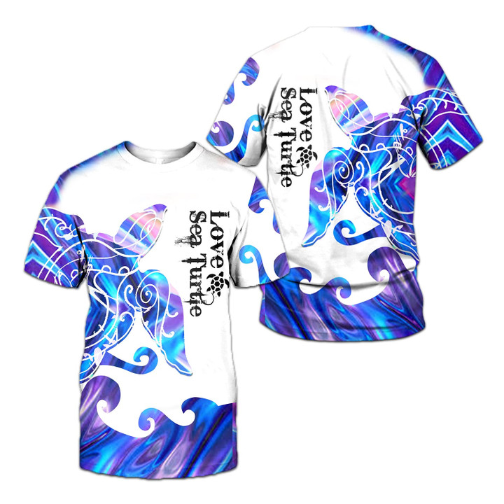Amazing Sea Turtle 3D All Over Printed Shirts For Men And Women 15