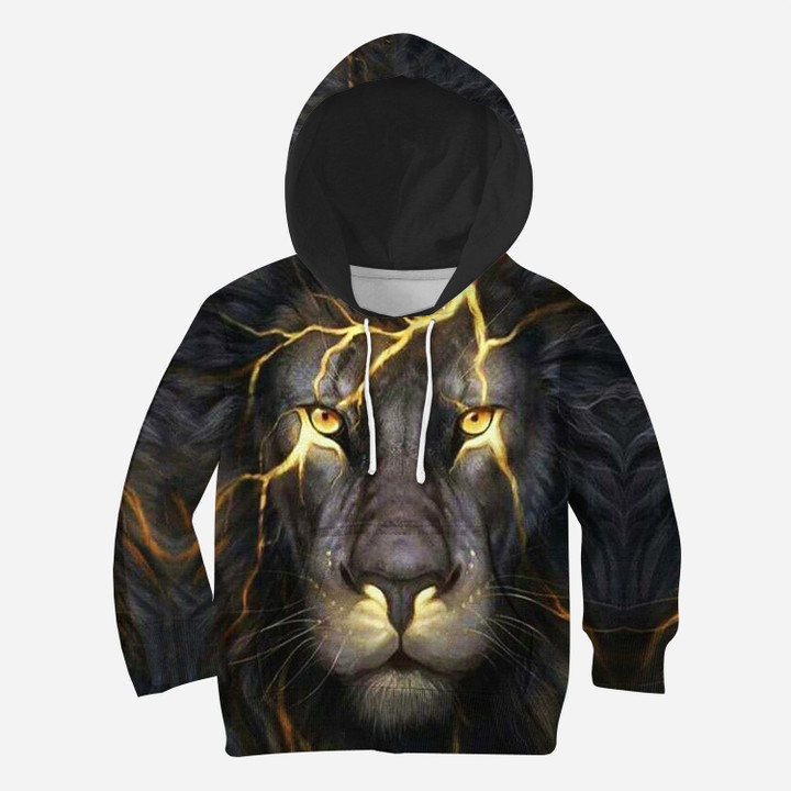 Beautiful 3D All Over Printed Lion Clothes For Kids