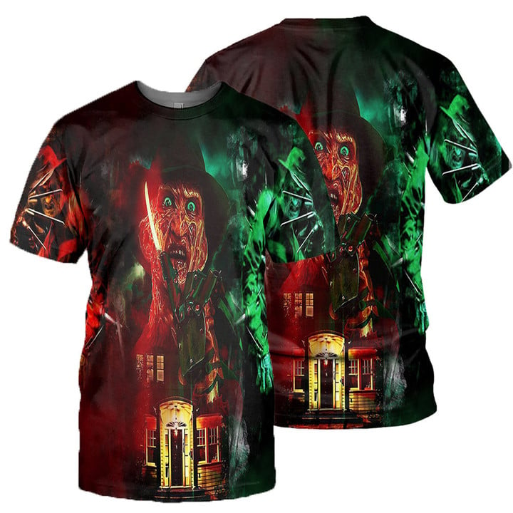 Freddy Krueger 3D All Over Printed Shirts For Men and Women 01
