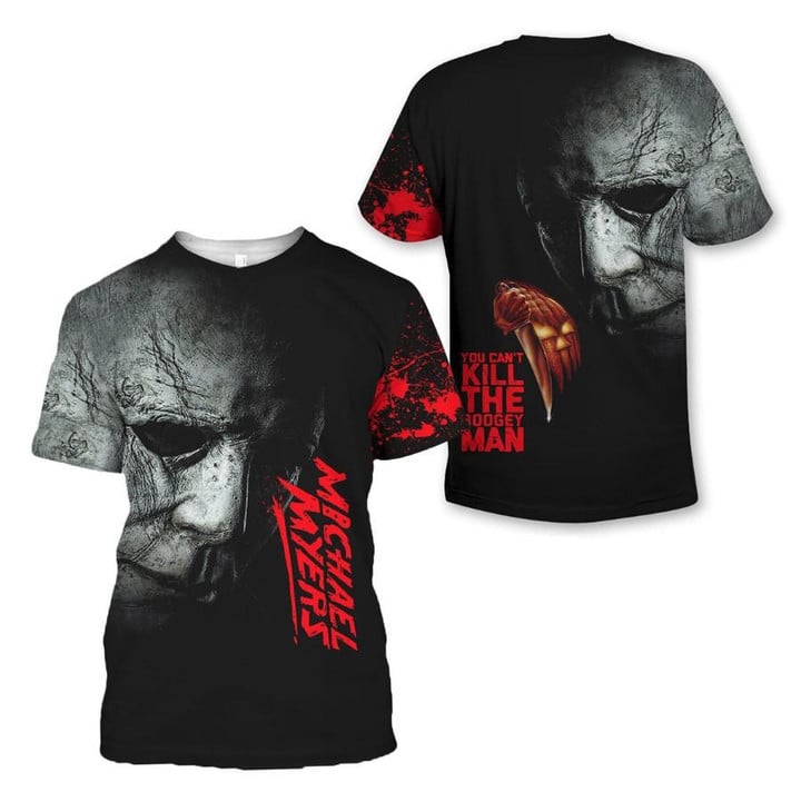 Halloween Michael Myers You Can't Kill The Boogey Man 3D All Over Printed Shirts For Men and Women GINHR37206