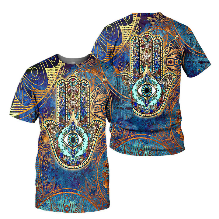 Hippie Style 3D All Over Printed Shirts For Men And Women 15