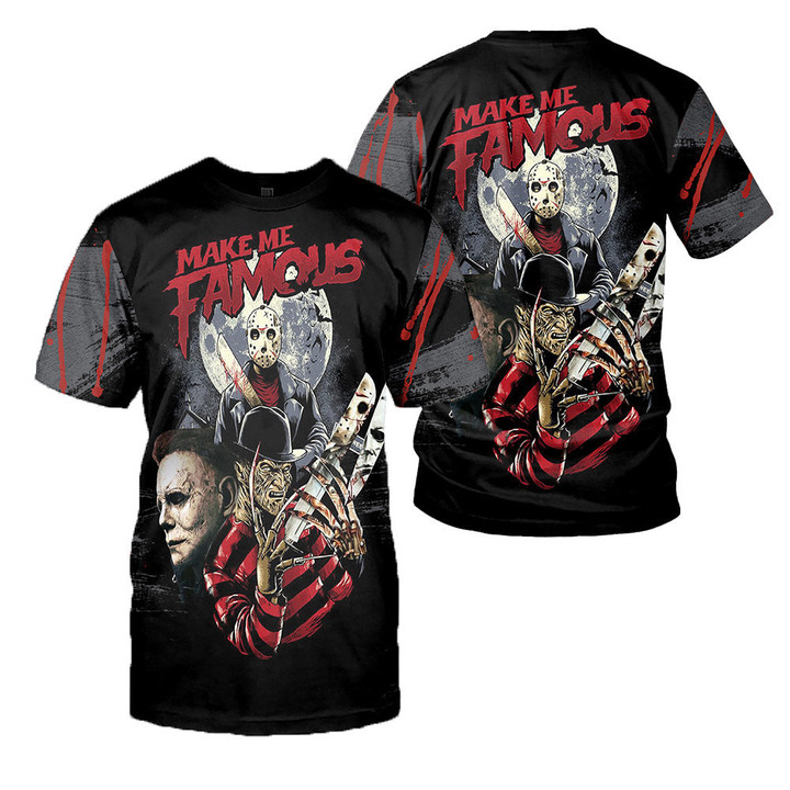 Horror Movies 3D All Over Printed Shirts For Men and Women 279