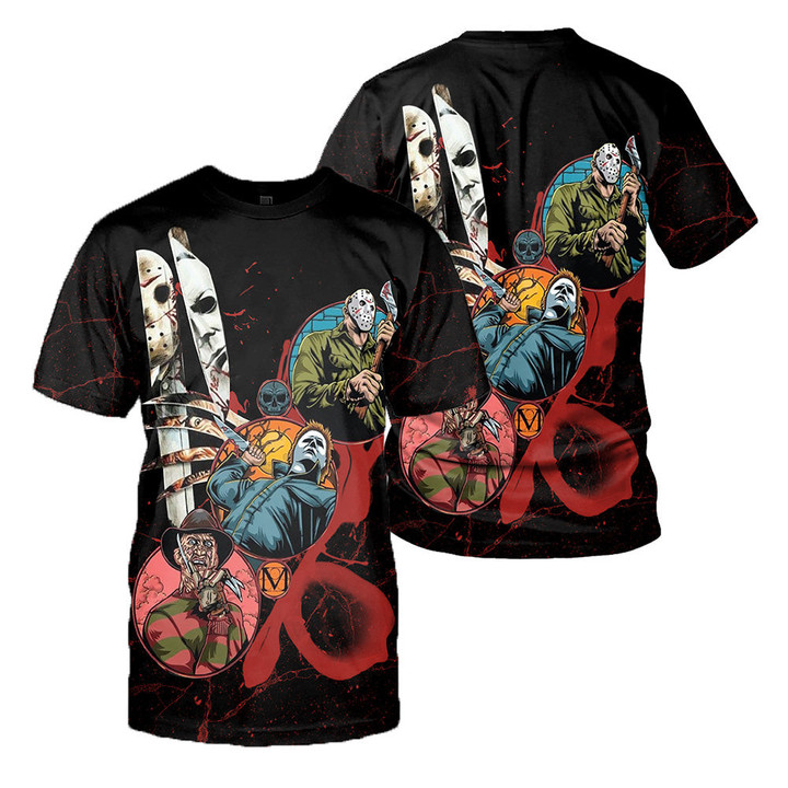 Horror Movies 3D All Over Printed Shirts For Men and Women 280