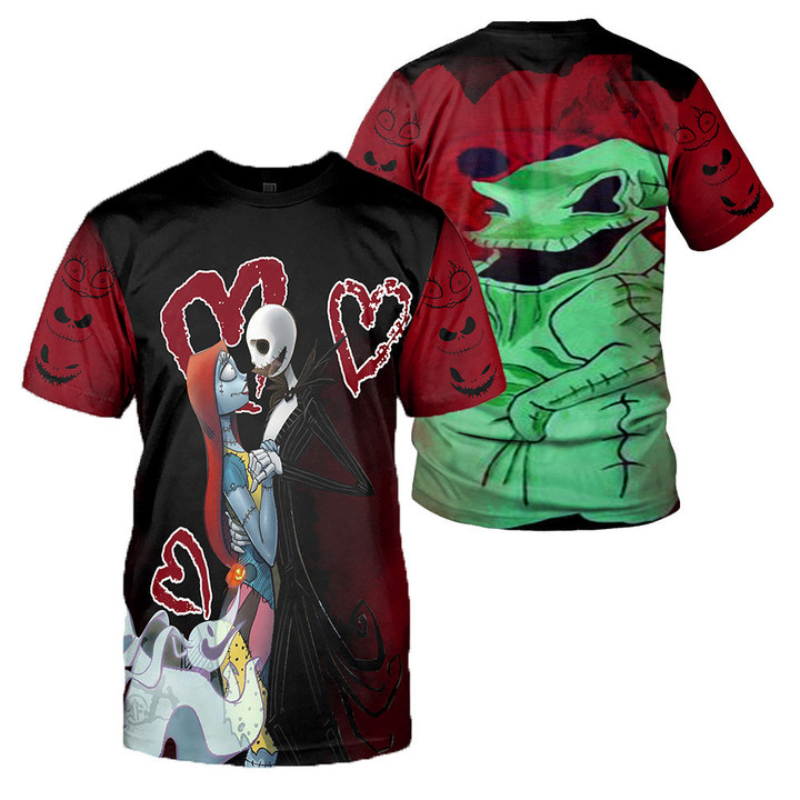 Jack Skellington 3D All Over Printed Shirts For Men And Women 288