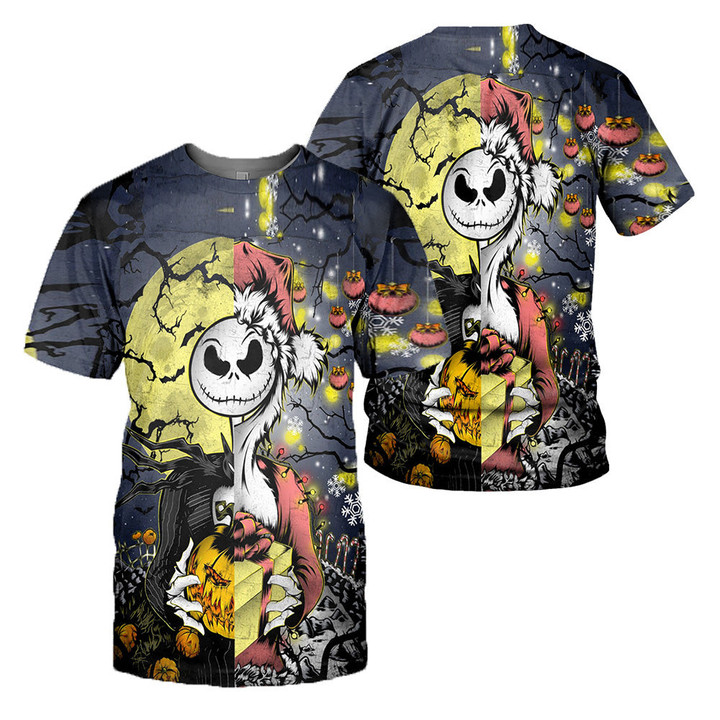 Jack Skellington 3D All Over Printed Shirts For Men And Women 297