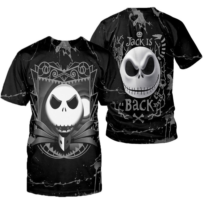 Jack Skellington 3D All Over Printed Shirts For Men And Women 317