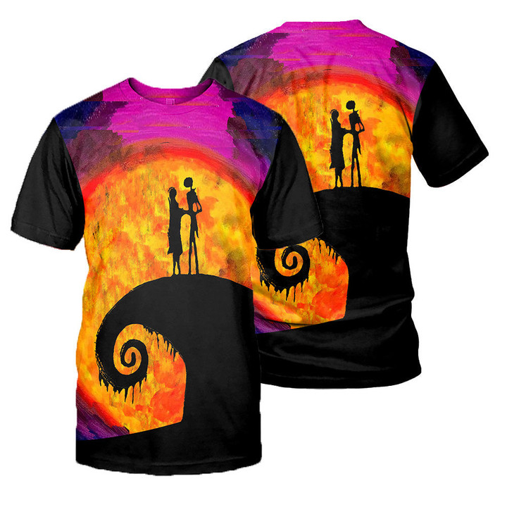 Jack Skellington 3D All Over Printed Shirts For Men And Women 332