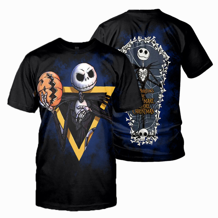 Jack Skellington 3D All Over Printed Shirts For Men And Women 347