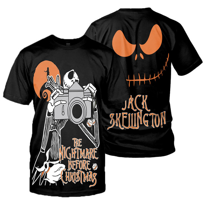 Jack Skellington 3D All Over Printed Shirts For Men And Women 349