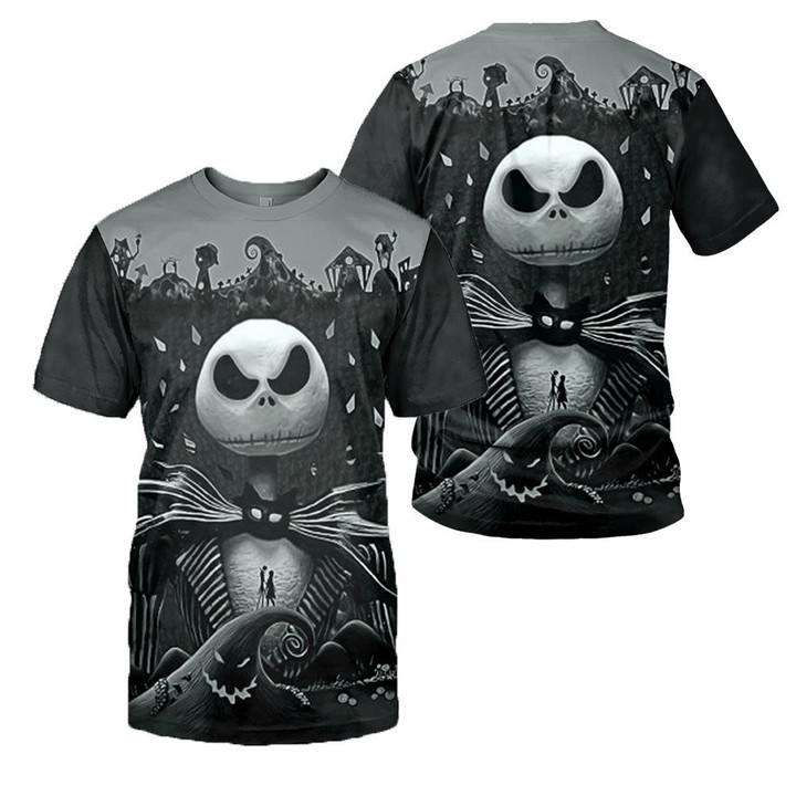 Jack Skellington 3D All Over Printed Shirts For Men And Women 352