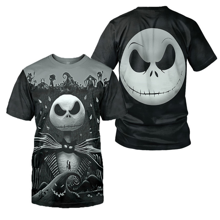 Jack Skellington 3D All Over Printed Shirts For Men And Women 357