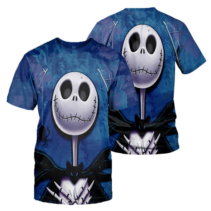 Jack Skellington 3D All Over Printed Shirts For Men And Women 358
