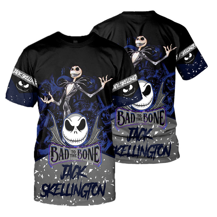 Jack Skellington 3D All Over Printed Shirts For Men And Women 364