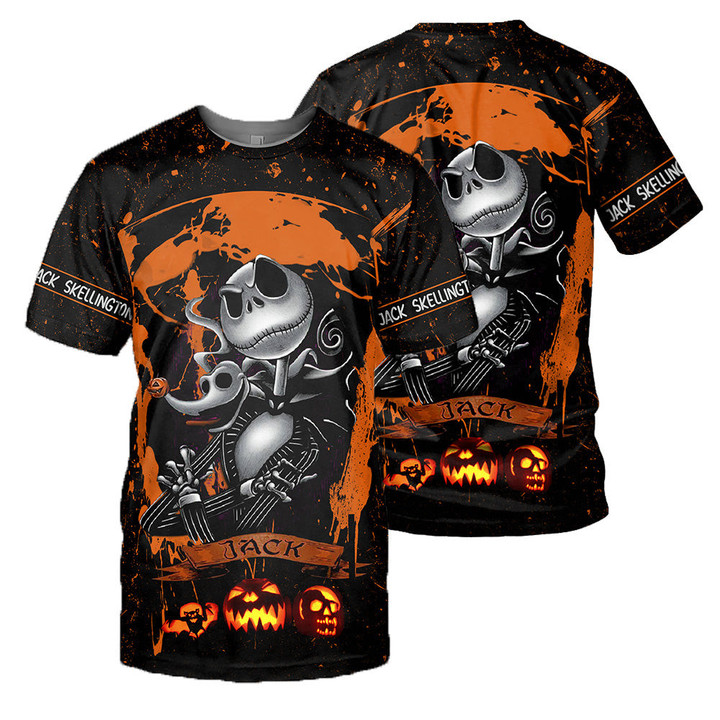 Jack Skellington 3D All Over Printed Shirts For Men And Women 368