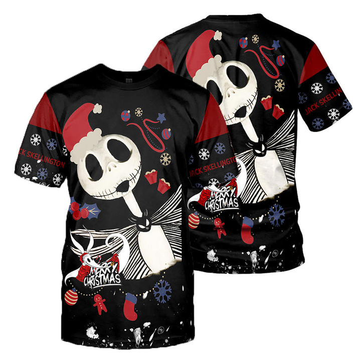 Jack Skellington 3D All Over Printed Shirts For Men And Women 375