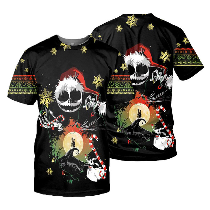 Jack Skellington 3D All Over Printed Shirts For Men And Women 414