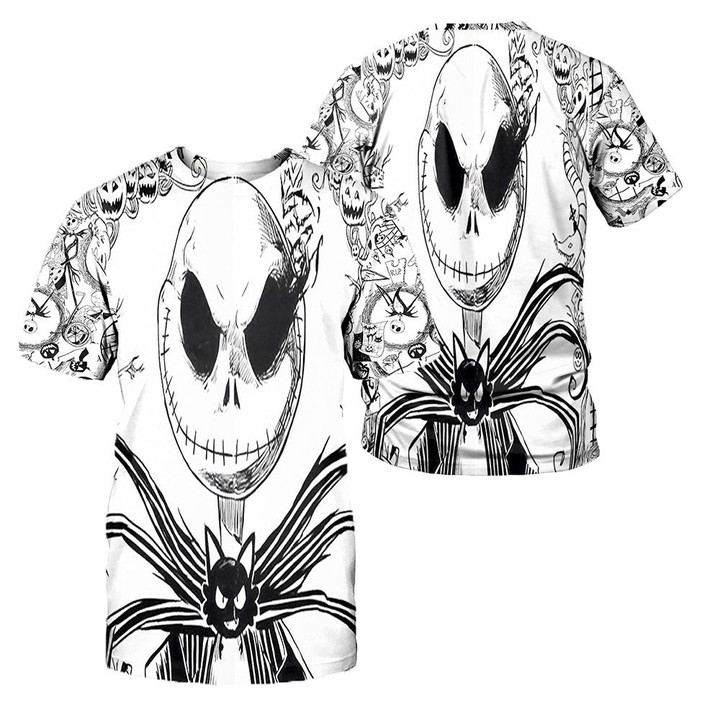 Jack Skellington 3D All Over Printed Shirts For Men And Women 448