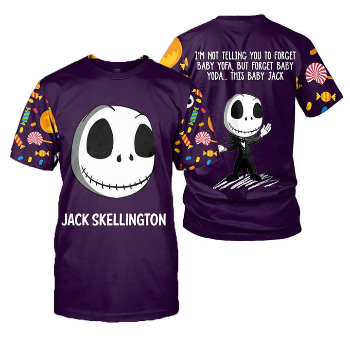 Jack Skellington Hoodie 3D All Over Printed Shirts For Men And Women 490