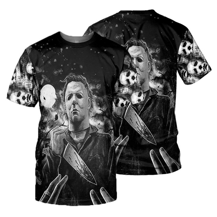 Michael Myers 3D All Over Printed Shirts For Men and Women 194