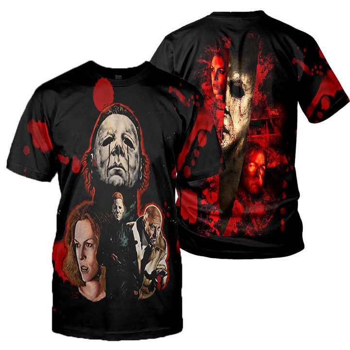 Michael Myers 3D All Over Printed Shirts For Men and Women 256